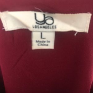 Ya Los Angeles Tops - Maroon Fringe Top Ya Los Angeles Tops - Maroon Fringe Top